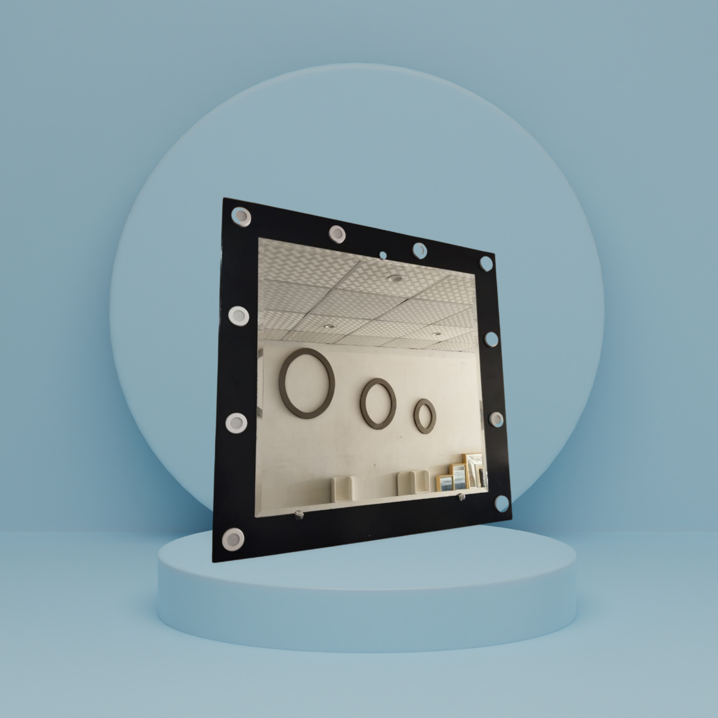 Vanity Mirror Frame With LEDs detail image 1